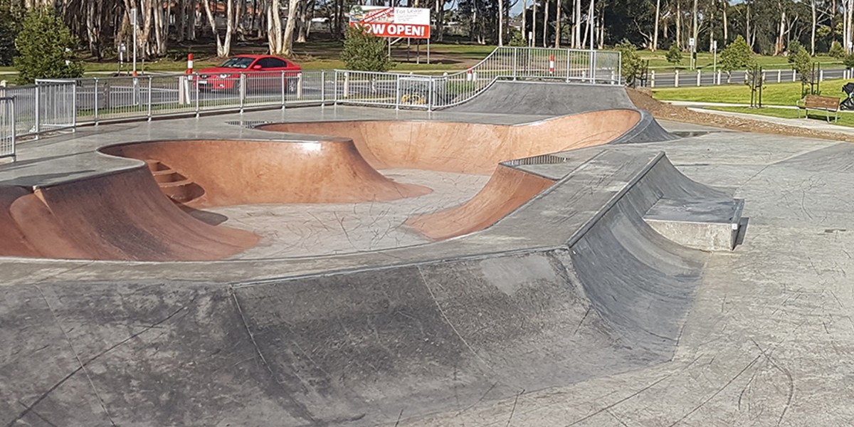 Repairs on local skate parks bay 93.9